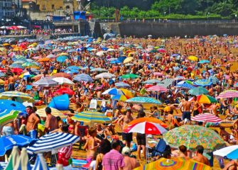 Zarautzko hondartza (udaran)