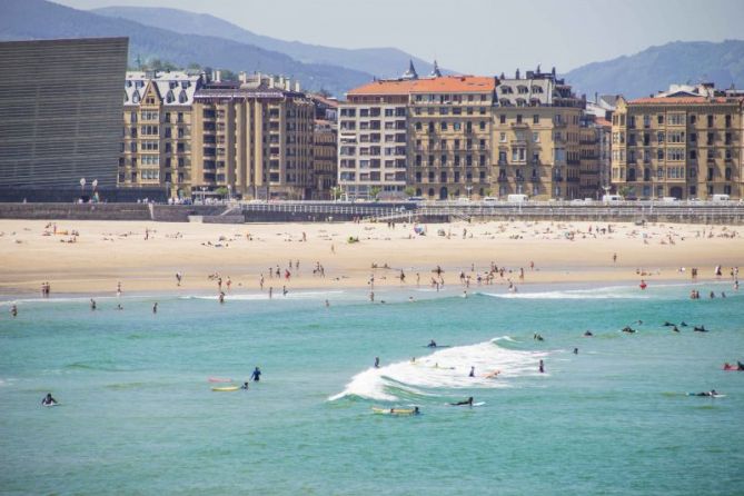 Zurriola: foto en Donostia-San Sebastián