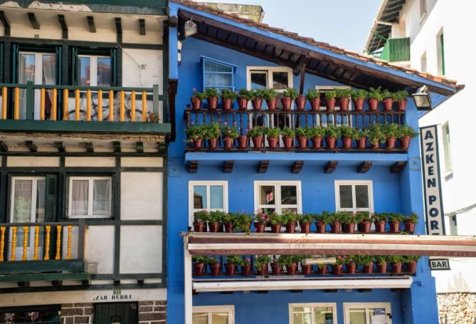 Balcones: foto en Hondarribia