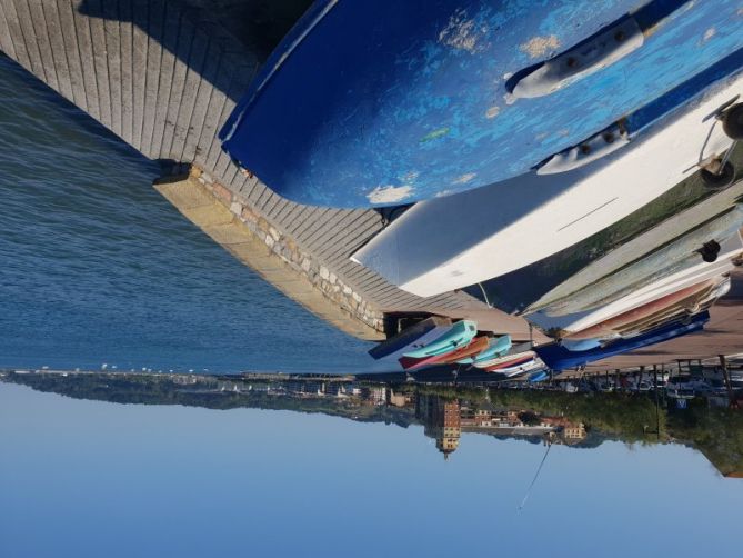 Barcos: foto en Hondarribia