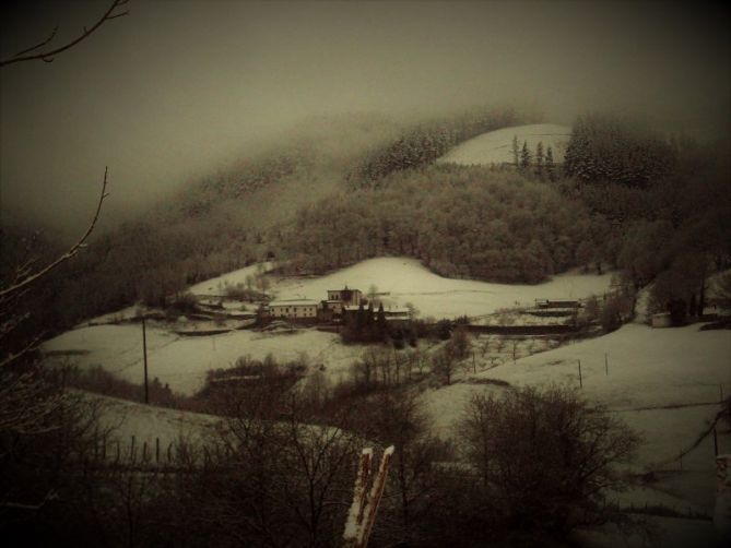 Bolibar elur artean: foto en Eskoriatza