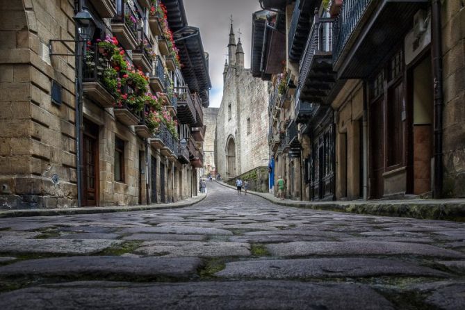 Calle Mayor: foto en Hondarribia