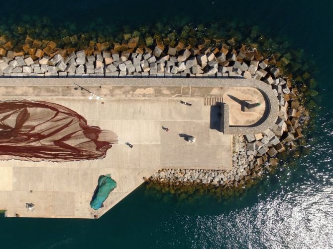 Espigón de Getaria: foto en Getaria