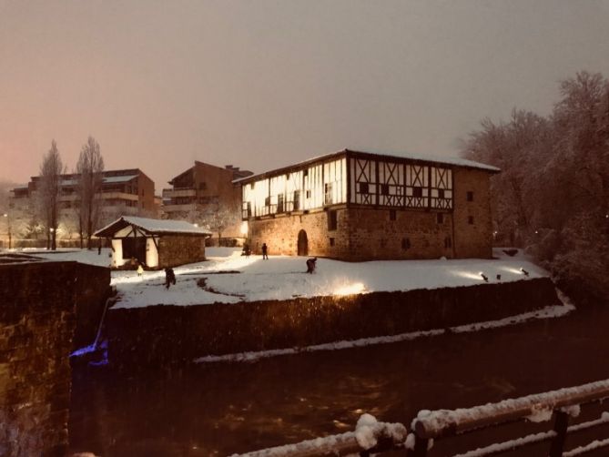 Palacio de Igartza en invierno: foto en Beasain