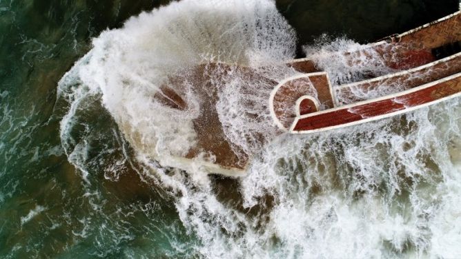 Puerto de Zarautz: foto en Zarautz