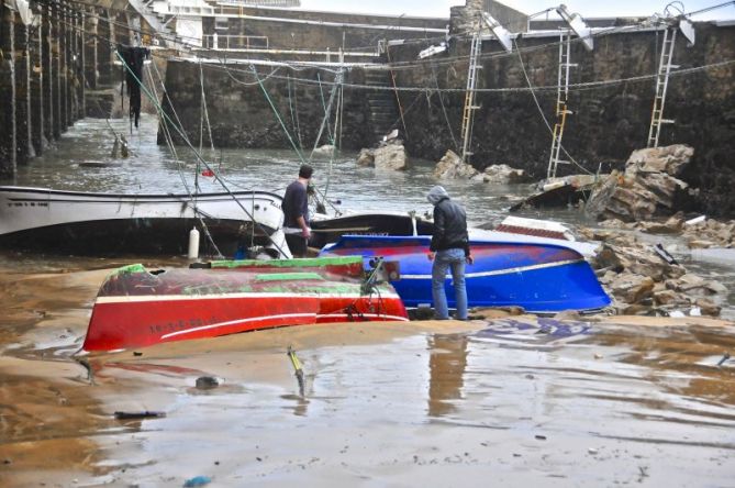 Temporal en Zarautz : foto en Zarautz