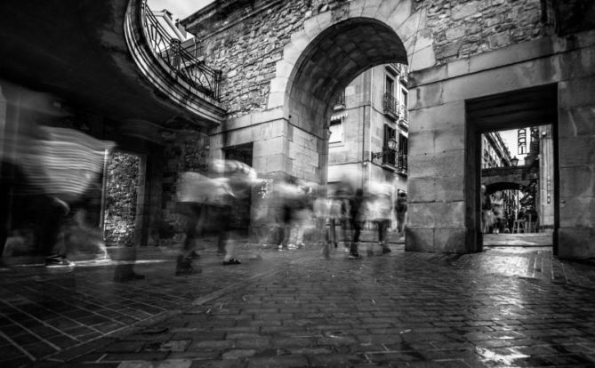 Turistas: foto en Donostia-San Sebastián