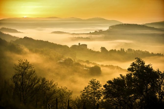 Amanece en Galartza: foto en Aretxabaleta