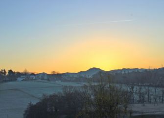 Amanecer con caballos