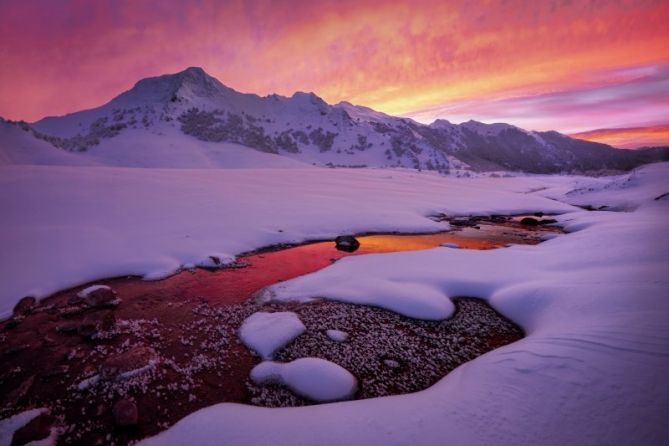 Amanecer a lo grande: foto en Oñati