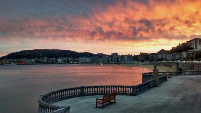 Amanecer de octubre: foto en Donostia-San Sebastián