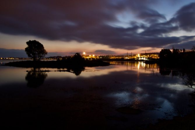 Amanecer en Plaiaundi: foto en Irun