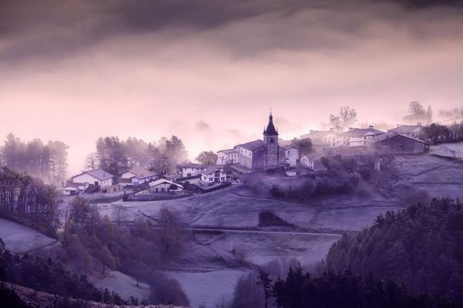 Amanecer en Zerain: foto en Zerain