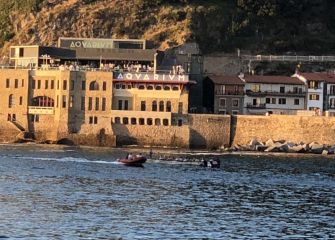 Aquarium al atardecer