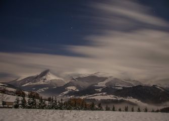 Aralar bajo nieve