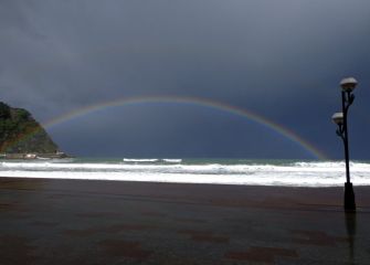 Arco iris tras la tormenta