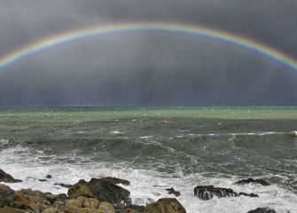 Arco iris en Zumaia