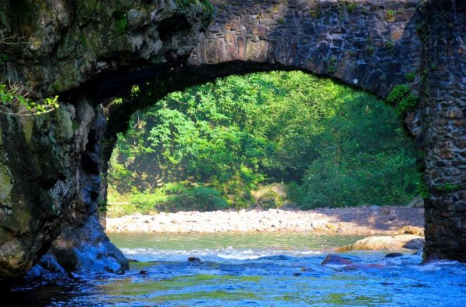 Arco magico: foto en Andoain