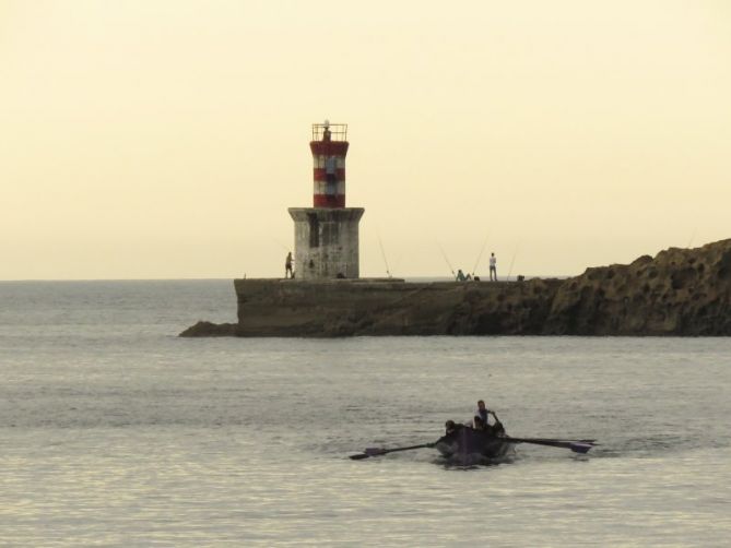 Arraunketa: foto en Pasaia