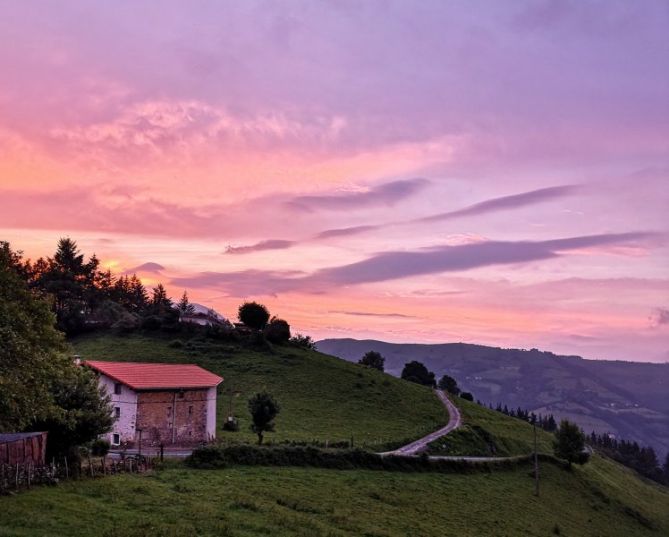 Atardecer : foto en Azpeitia