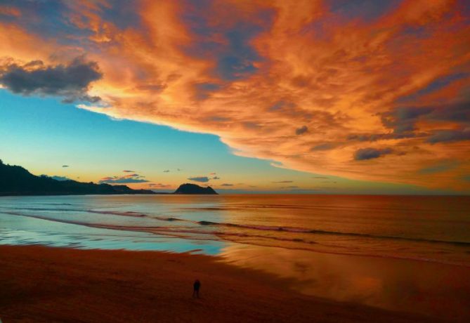 Atardecer : foto en Zarautz