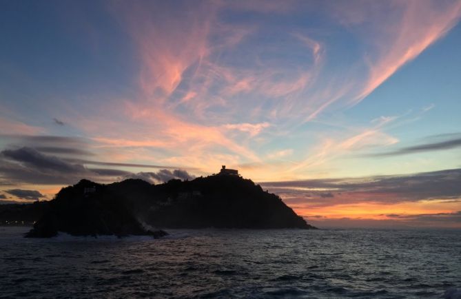 Atardecer: foto en Donostia-San Sebastián