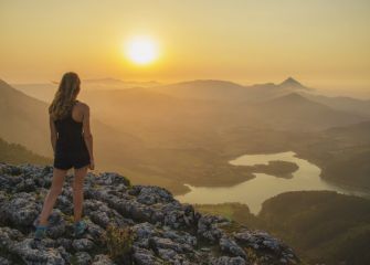Atardecer desde Orkatzategi