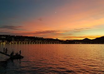 Atardecer en Donosti