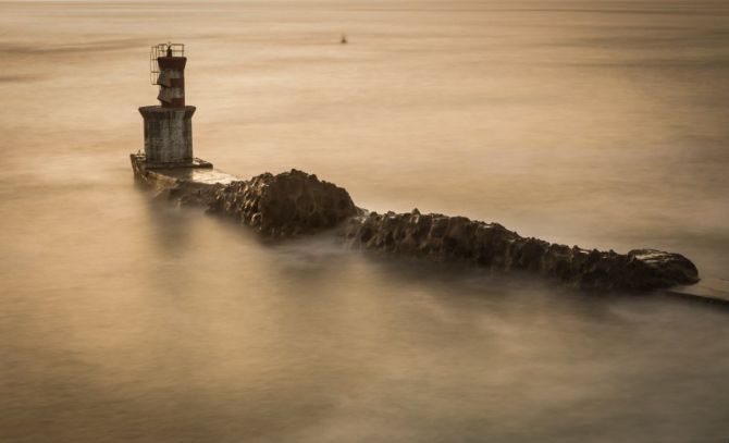 Atardecer dorado : foto en Pasaia