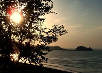 Atardecer sobre Getaria