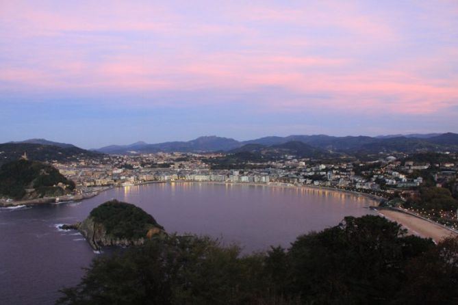 Atardecer en Igeldo: foto en Donostia-San Sebastián