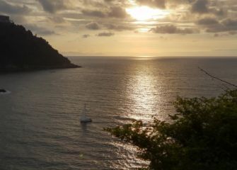 Un atardecer en San Sebastián 