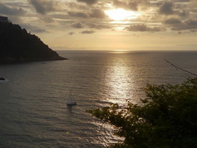 Un atardecer en San Sebastián : foto en Donostia-San Sebastián