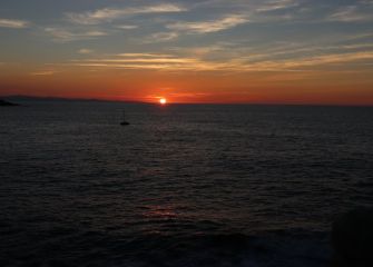 Atardecer en San Sebastian