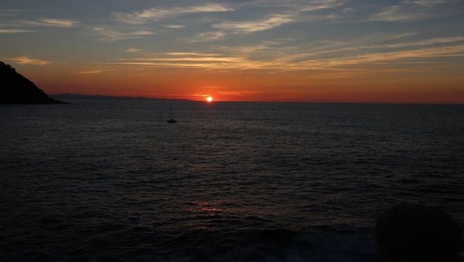 Atardecer en San Sebastian: foto en Donostia-San Sebastián