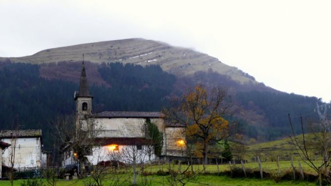 Atardecer en Urkulu: foto en Aretxabaleta