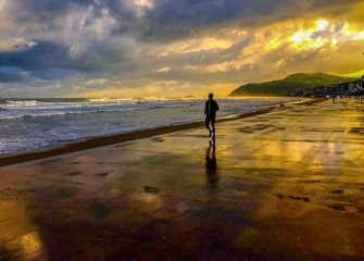 Atardecer en Zarautz 