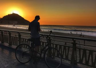 Atardecer en la Zurriola