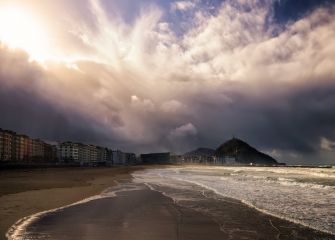 Atardecer en la Zurriola