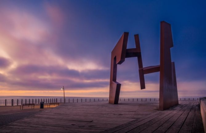 ATARDECIENDO CON OTEIZA 2: foto en Donostia-San Sebastián