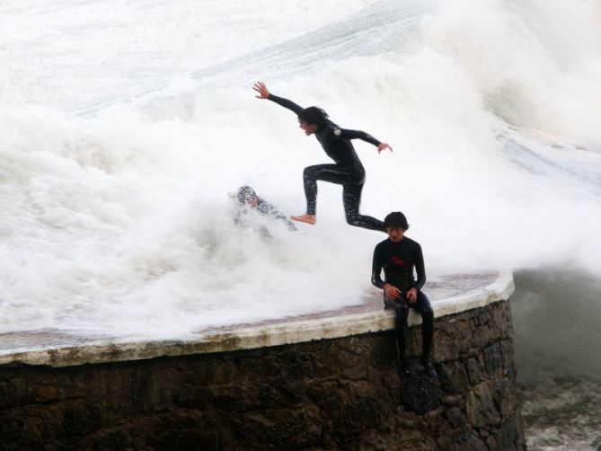 Auzartak: foto en Zarautz