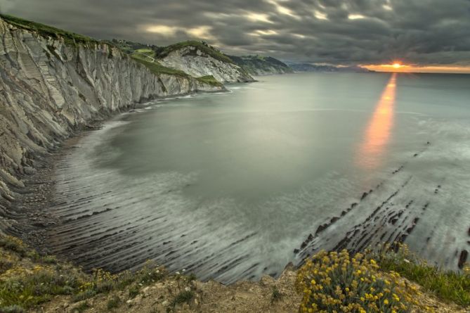 la bahia del flysch: foto en Deba