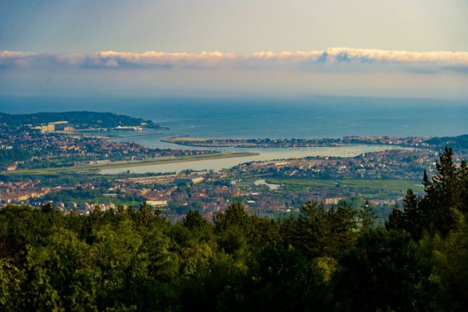 Bahía de Txingudi: foto en Hondarribia