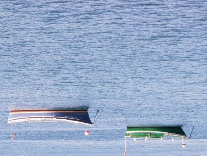 La baia: foto en Hondarribia