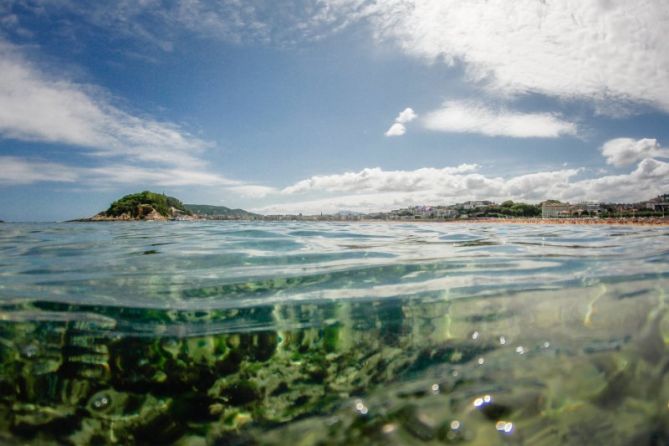 Bajo el mar: foto en Donostia-San Sebastián