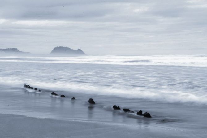 Barco Aleman Gustav: foto en Zarautz