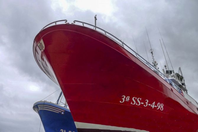 Barco de pesca : foto en Orio