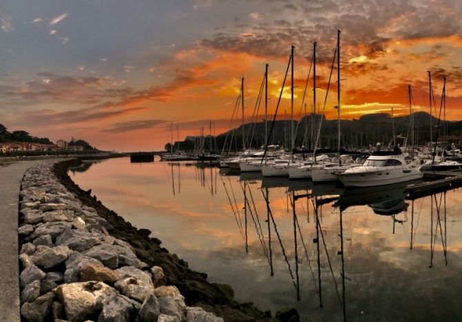 Barcos : foto en Zumaia