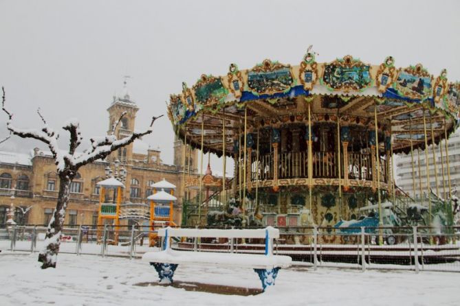 Oh Blanco Carrousel: foto en Donostia-San Sebastián