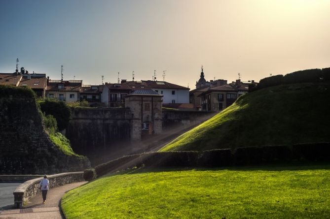 De buena mañana: foto en Hondarribia